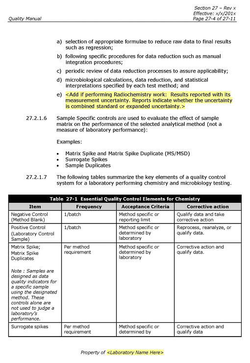 QAM Section 27 Example