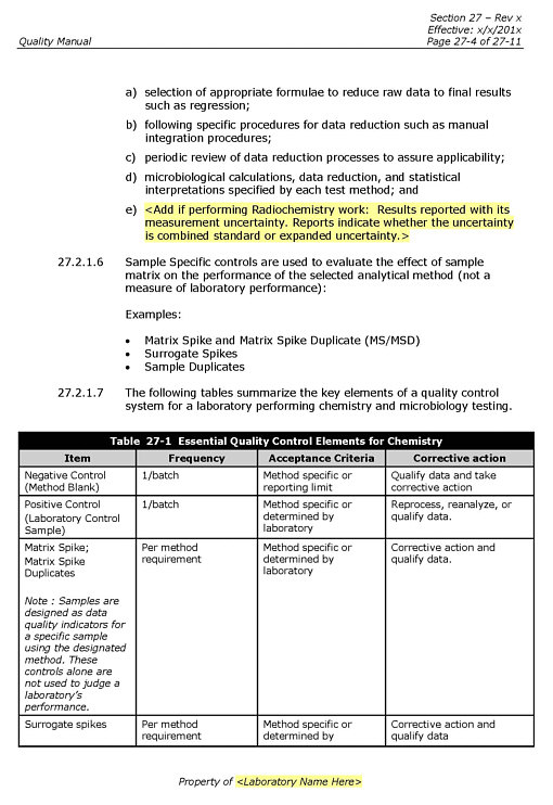 Quality Manual Template from www.nelac-institute.org